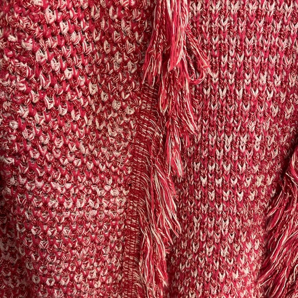 Maje pink fringe jacket size 1 - Picture 7 of 8